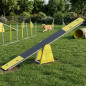 Balancín Agility Perros Galvanizado 300x36x60 cm | Sube y Baja Circuito Canino Entrenamiento Balancín Agility Perros Galvanizado 300x36x60 cm | Sube y Baja Circuito Canino Entrenamiento