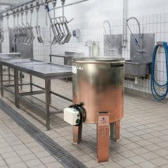 Tanque de escaldagem de 80 litros para aves | Escaldador de frango | Equipamentos para avicultura