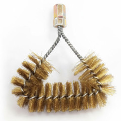 Escova triangular para chaminés e caldeiras | Limpeza de superfícies planas | Limpeza de chaminés