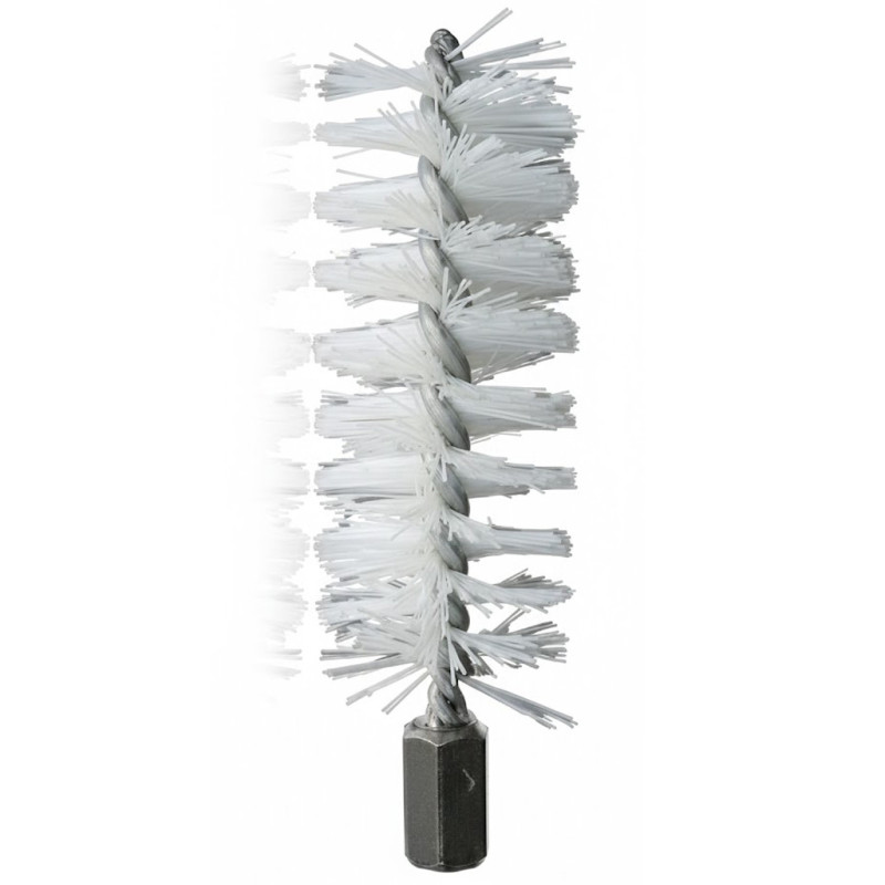 Spazzola per camino in nylon Ø8 cm Filettatura M12/175 | Pulizia canna fumaria