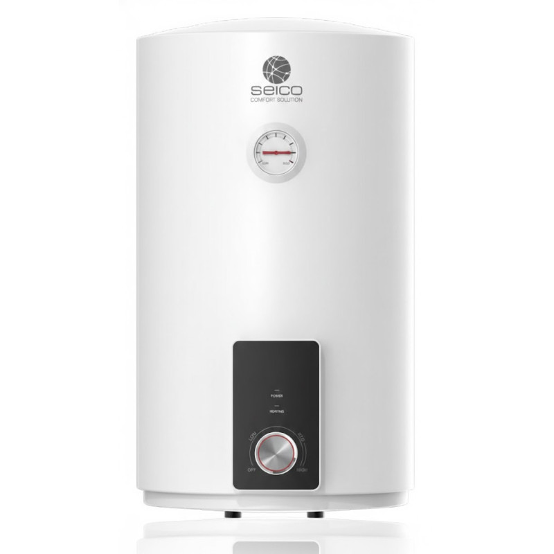 Chauffe-eau électrique vertical Seico 50 litres, 1500 W, 38,5 x 74,2 cm | Chauffe-eau électrique Chauffe-eau électrique vertical Seico 50 litres, 1500 W, 38,5 x 74,2 cm | Chauffe-eau électrique