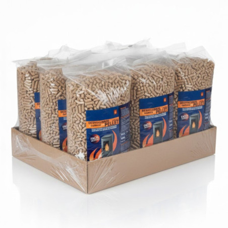 Pacote com 8 pastilhas de limpeza para chaminés de fogões a pellets, 1,5 kg | Removedor de fuligem para fogões e tubos de exaust