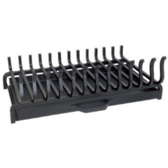Griglia per camino in ghisa con cassetto 65x40x23 cm | Ideale per caminetti e barbecue