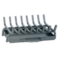 Parrilla Chimenea Hierro Antracita con Cajón 44x34x15 cm | Ideal para Chimeneas y Barbacoas