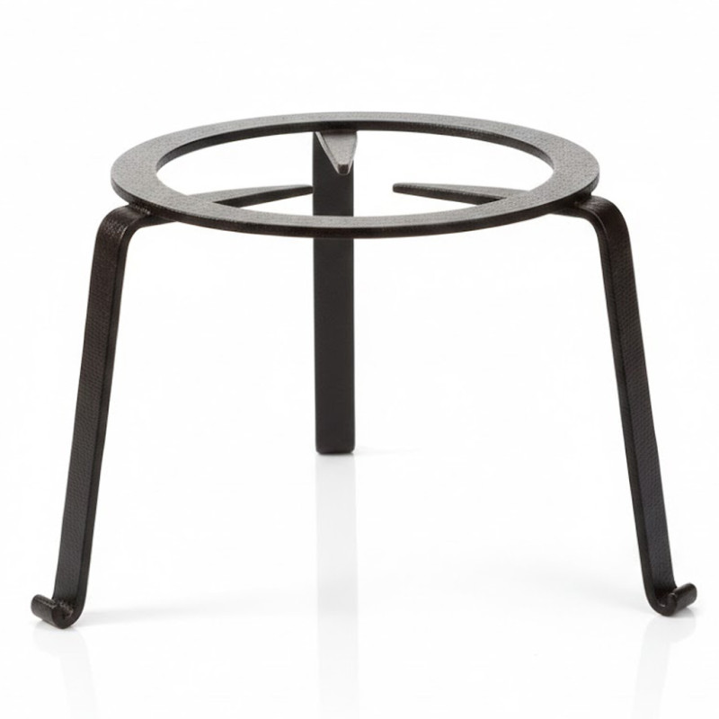 Trebede de Hierro para Chimenea 23x26 cm | Soporte para Ollas y Sartenes en Fuego y Brasas