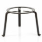 Trebede de Hierro para Chimenea 23x26 cm | Soporte para Ollas y Sartenes en Fuego y Brasas