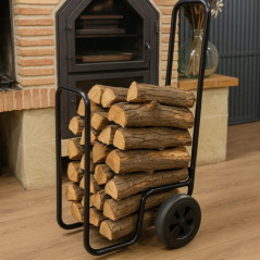 Carretilla de Carga | Carreta de Acero Resistente hasta 60 kg | Carro de Carga 38 x 45 x 110 cm | Ideal para Transporte