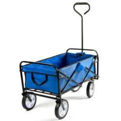 Multipurpose Folding Trolley | Supports up to 70kg | Steel Trolley with Heavy-Duty Wheels | Easy to Store | Ideal for Cargo