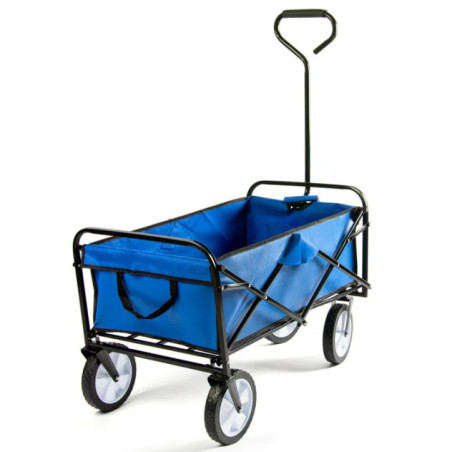 Carro Plegable Multiusos | Resistente hasta 70kg | Carro de Acero con Ruedas Resistentes | Facil de Guardar | Ideal para Carga