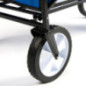 Multipurpose Folding Trolley | Supports up to 70kg | Steel Trolley with Heavy-Duty Wheels | Easy to Store | Ideal for Cargo