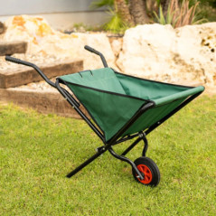 Carretilla de Carga | Carreta de Acero Resistente hasta 60 kg | Carro de Carga 120 x 68 x 43 cm | Ideal para Transporte