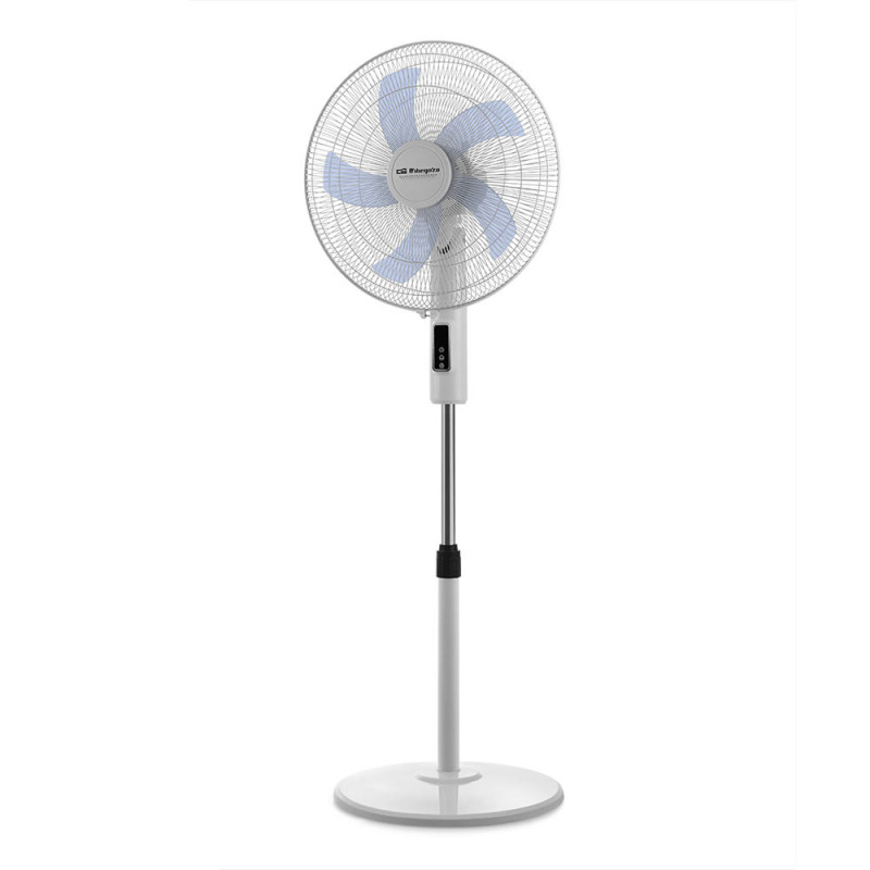 Ventilador de Pie Orbegozo de 3 Velocidades | Ventilador Oscilante de 40cm | Temporizador de 12h | Altura Regulable 130cm Ventilador de Pie Orbegozo de 3 Velocidades | Ventilador Oscilante de 40cm | Temporizador de 12h | Altura Regulable 130cm