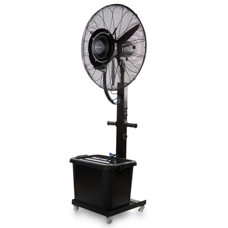 Ventilador Industrial con Humidificador 180W Orbegozo | Ventilador Oscilante de 65cm | Ideal para Grandes Espacios