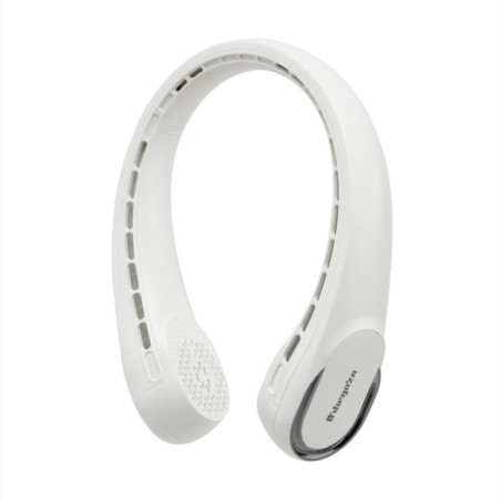 Ventilador de Cuello Salida de Aire 360º Orbegozo | Ventilacion Silenciosa hasta 16h de Frescor | Ventilador Portatil