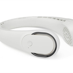 Ventilador de Cuello Salida de Aire 360º Orbegozo | Ventilacion Silenciosa hasta 16h de Frescor | Ventilador Portatil