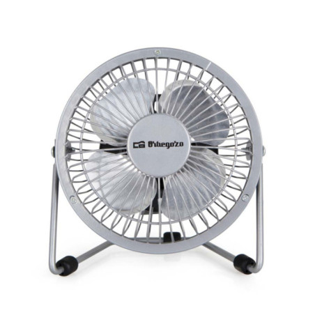 Mini Ventilador Sobremesa Silencioso | Ventilador Pequeño de Metal para Espacios Reducidos de 10 cm | Potencia 2,5W