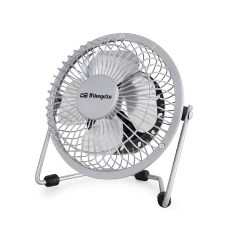 Mini Ventilador Sobremesa Silencioso | Ventilador Pequeño de Metal para Espacios Reducidos de 10 cm | Potencia 2,5W