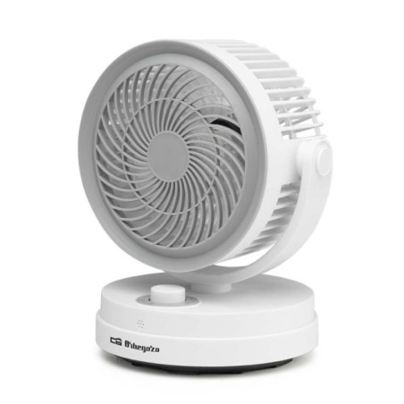 Ventilador de Sobremesa 3 Velocidades Orbegozo | Ventilador Oscilante Portatil 40W | Cabezal Inclinable Verticalmente 90º