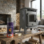 Vernice spray resistente al calore 400 ml grigio antracite | Caminetto e stufa a pellet