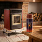 Vernice spray resistente al calore 400 ml rosso opaco | Camino e stufa a pellet