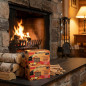 Pack of 24 Boxes of 32 Fireplace Lighters | Firelighters for Stoves and Barbecues