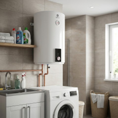 Scaldabagno elettrico verticale Seico da 80 litri, 1500 W, 45 x 80 cm | Scaldabagno elettrico