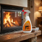 Concentrated Fireplace Glass Cleaner Spray 500ml | Stove Glass Cleaning Concentrated Fireplace Glass Cleaner Spray 500ml | Stove Glass Cleaning