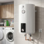 Aquecedor de água elétrico vertical Seico de 80 litros, 1500 W, 45 x 80,2 cm | Aquecedor de água elétrico Aquecedor de água elétrico vertical Seico de 80 litros, 1500 W, 45 x 80,2 cm | Aquecedor de água elétrico