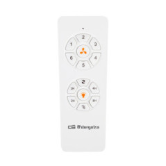 Ventilatore da soffitto Orbegozo con luce LED | Ventilatore silenzioso da 132 cm con telecomando | 3 pale in legno 40W