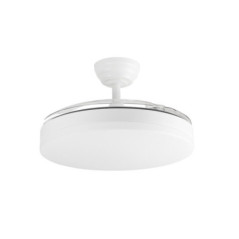 Ventilador de Techo con Luz LED Orgebozo | Mando a Distancia | Silencioso | 3 Aspas Retractiles de 105cm | Modo Invierno-Verano