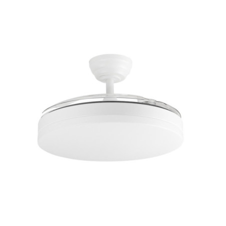 Ventilador de Techo con Luz LED Orgebozo | Mando a Distancia | Silencioso | 3 Aspas Retractiles de 105cm | Modo Invierno-Verano