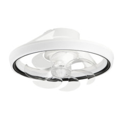 Ventilador de Techo con Luz LED Ajustable Orbegozo | Ventilador Silencioso de 47cm con Mando a Distancia | Modo Invierno-Verano