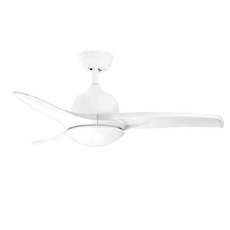 Ventilatore da soffitto Orbegozo con luce LED regolabile | Ventilatore silenzioso da 105 cm con telecomando | Modalità inverno-e