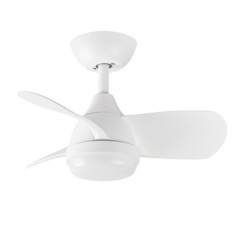 Ventilador de teto Orbegozo com luz LED ajustável | Ventilador silencioso de 60 cm com controle remoto | Modo inverno-verão