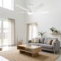 Ventilador de teto Orbegozo com luz LED ajustável | Ventilador silencioso de 142 cm com controle remoto | Modo inverno-verão