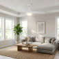 Ventilatore da soffitto Orbegozo con luce LED regolabile | Ventilatore silenzioso da 132 cm con telecomando | Modalità inverno-e Ventilatore da soffitto Orbegozo con luce LED regolabile | Ventilatore silenzioso da 132 cm con telecomando | Modalità inverno-e