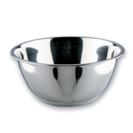 Bol Conico Acero Inoxidable 50cm | Bowl Industrial 22,6L | Cocina Hosteleria Reposteria | Apto para Lavavajillas | Alto 19cm