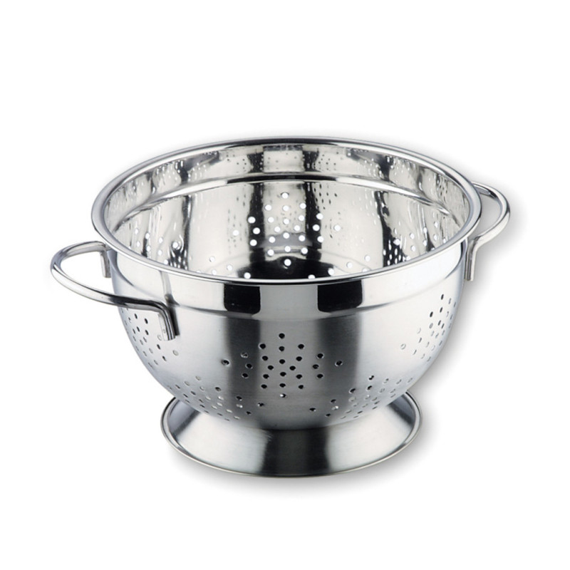 Lacor Professional Colino in acciaio inox da 30 cm | Colino da cucina industriale da 8 litri per catering | Lavabile in lavastov
