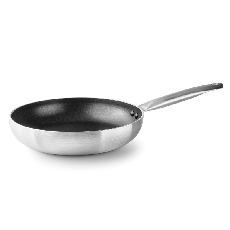 Poêle à frire en aluminium de 40 cm | Compatible avec les plaques de cuisson vitrocéramiques, électriques et à gaz | Revêtement Poêle à frire en aluminium de 40 cm | Compatible avec les plaques de cuisson vitrocéramiques, électriques et à gaz | Revêtement