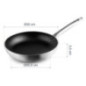 Sarten Aluminio 32cm | Sarten Apta para Todo Tipo de Cocinas | Revestimiento Antiadherente | Mango Ergonomico | Alto 5,5cm