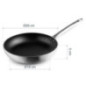 28cm Aluminum Frying Pan | Suitable for All Types of Stoves | Non-Stick Coating | Ergonomic Handle | 5cm High 28cm Aluminum Frying Pan | Suitable for All Types of Stoves | Non-Stick Coating | Ergonomic Handle | 5cm High