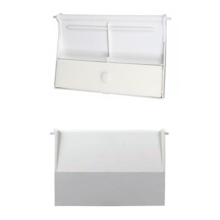 Compuerta Skimmer con bisagra | Puerta de Recambio para Skimmer de 15 litros, 19,5 x 13,5 cm, Blanco