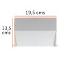 Porte skimmer à charnière blanch | Porte de remplacement pour écumoire 15 litres, 19,5 x 13,5 cm
