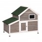 Gallinero de madera Francia | 119x77x98 cm | Cabaña impermeable y pintada | Con ventana y puerta de entrada Gallinero de madera Francia | 119x77x98 cm | Cabaña impermeable y pintada | Con ventana y puerta de entrada