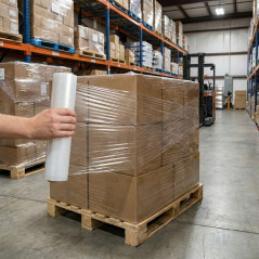 Manual Packaging Film Roll 12.5cm x 175m 15 Microns | Ideal for Storage and Transport | Transparent Film