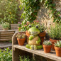 Macetero de Tortuga | Macetero Decorativo 20x26x25 cm | Maceta Jardin Terraza Interior | Ideal para Plantas Pequeñas