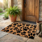 Footprint Doormat 75x45 cm | Non-Slip and Durable Rug | Flexible and Recyclable Material | Ideal for Home Entrance