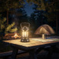 Lampara de Camping LED Recargable 230 Lumenes | Luz Ajustable | Lampara Portatil con Asa Plegable | Ideal para Acampadas