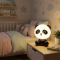 Panda Bear Kids Night Light | Rechargeable LED with 8 Light Modes | Magical Atmosphere for Bedrooms