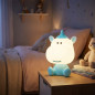 Luminária Noturna Unicórnio para Crianças | LED Recarregável com 8 Modos de Luz | Ambiente Mágico para Quartos